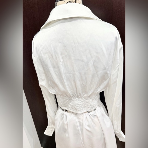 Astr Classic White Button Down Shirt - Picture 2 of 16